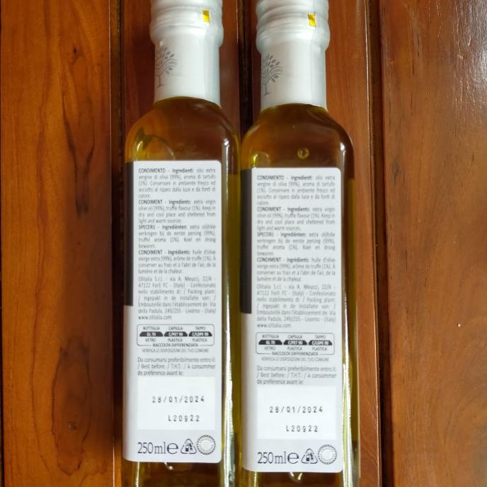 

olitalia truffle oil 250ml white truffle minyak jamur tartufo