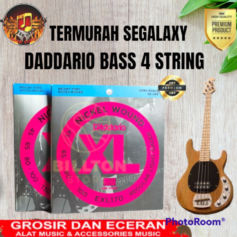 Senar Bass Daddario 4st Senar bass daddario 4 senar senar bass Daddario  4 senar