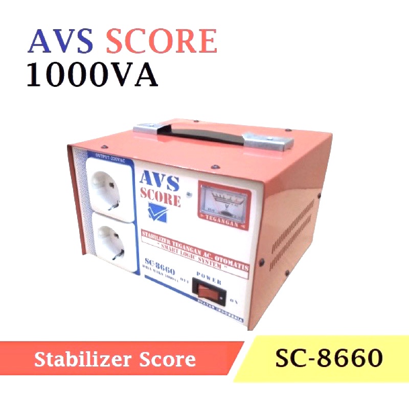 Stabilizer Stabiliser Penghemat Listrik 500W 500 Watt 1000W 1000 Watt Avs Score Soft Start