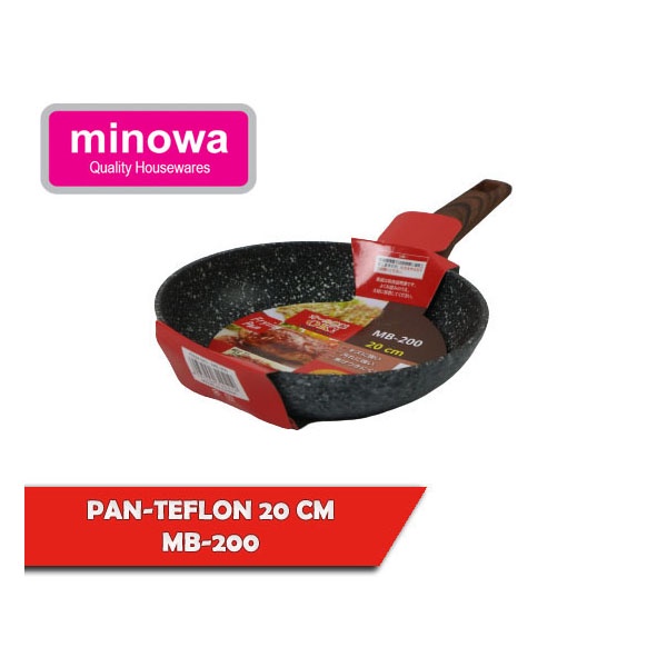 Jual Minowa Panci Wajan Teflon Marble Tumis Fry Pan Cm Anti