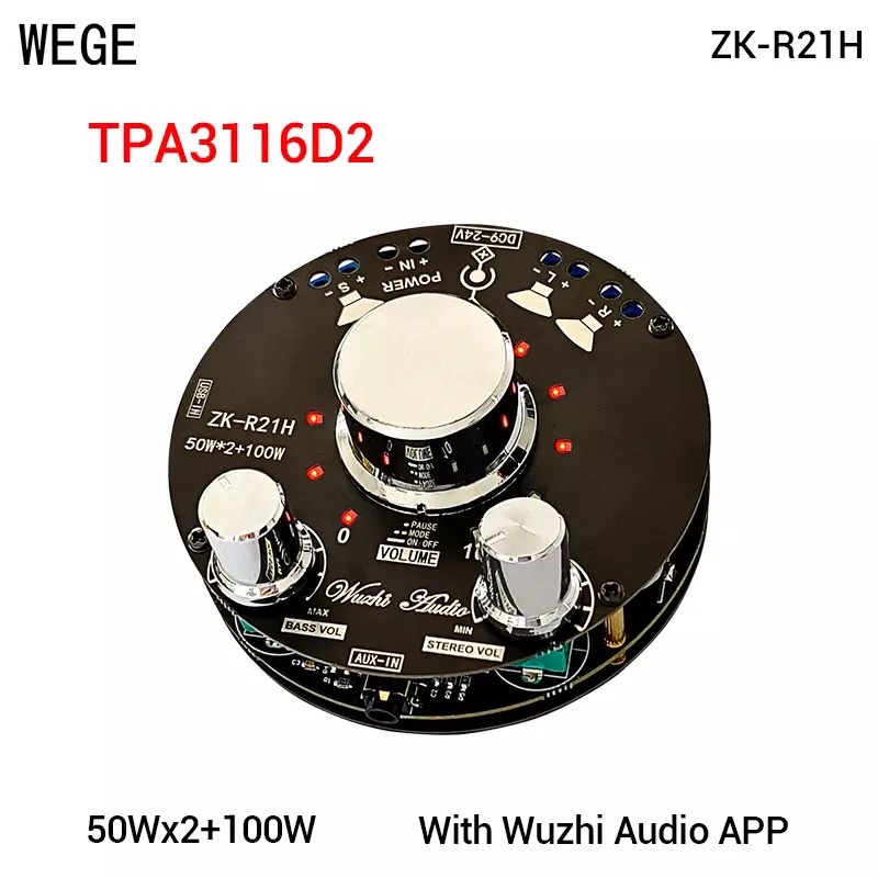 ZK-R21H Wuzhi Amplifier Class D 2.1 CH Bluetooth 5.1