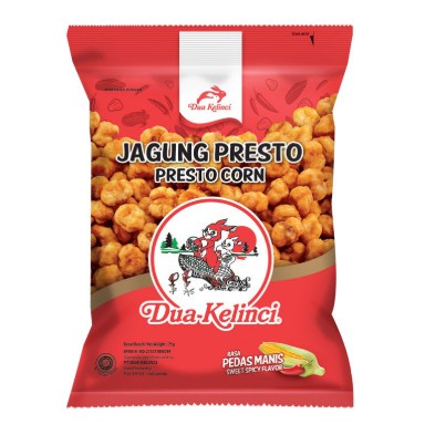 

Kacang Dua Kelinci Jagung Presto Pedas Manis 65 Gr