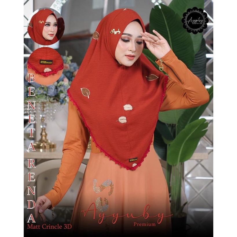 Hijab Khimar BENETA Renda by Ayyuby