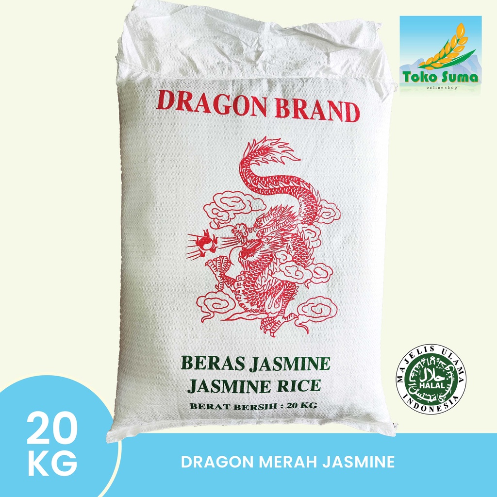 

Beras Jasmine Dragon Merah 20KG