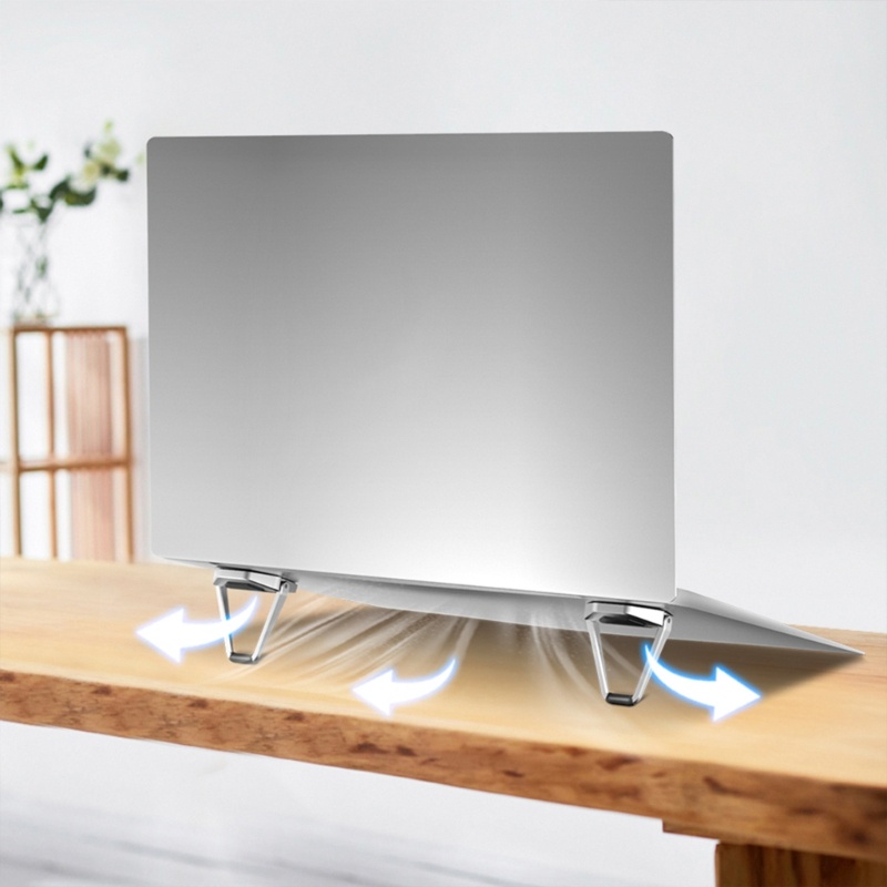 Btsg 2PCS Invisible Laptop Stand Mini Cooling Pad Dudukan Keyboard Komputer Kickstand