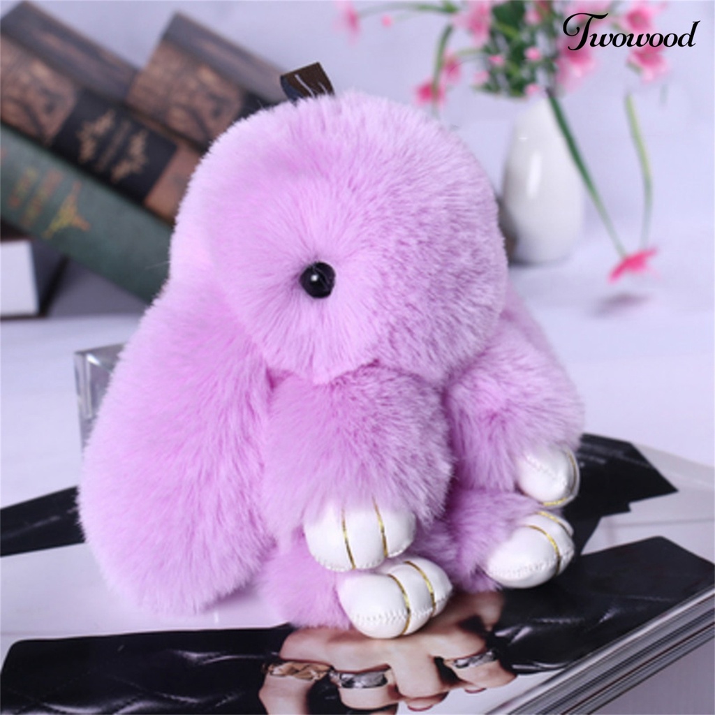 Twowood Key Pendant Soft Lovely Pattern Plush Cute Tempat Penyimpanan Kunci Untuk Hadiah