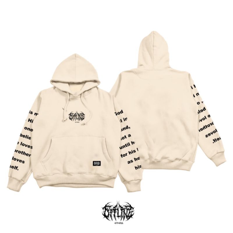 OFFLINE Hoodie Jumper BELIEVE / hoodie cowok cewek tebal ori / hoodie kece aesthetic / hoodie cowok cewek keren / hoodie cowok distro