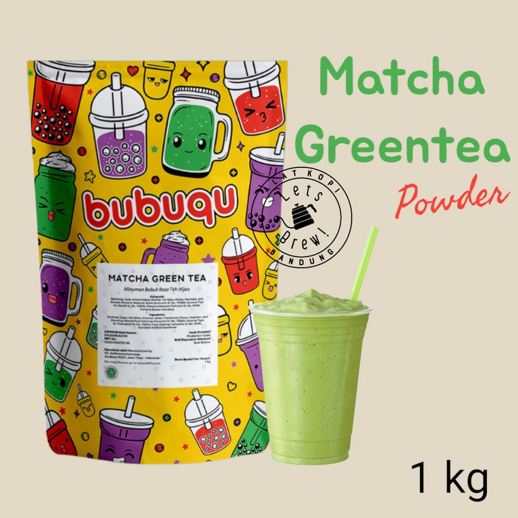 

RB22 BUBUQU POWDER DRINK 1KG / BUBUQU BUBUK MINUMAN 1 KG