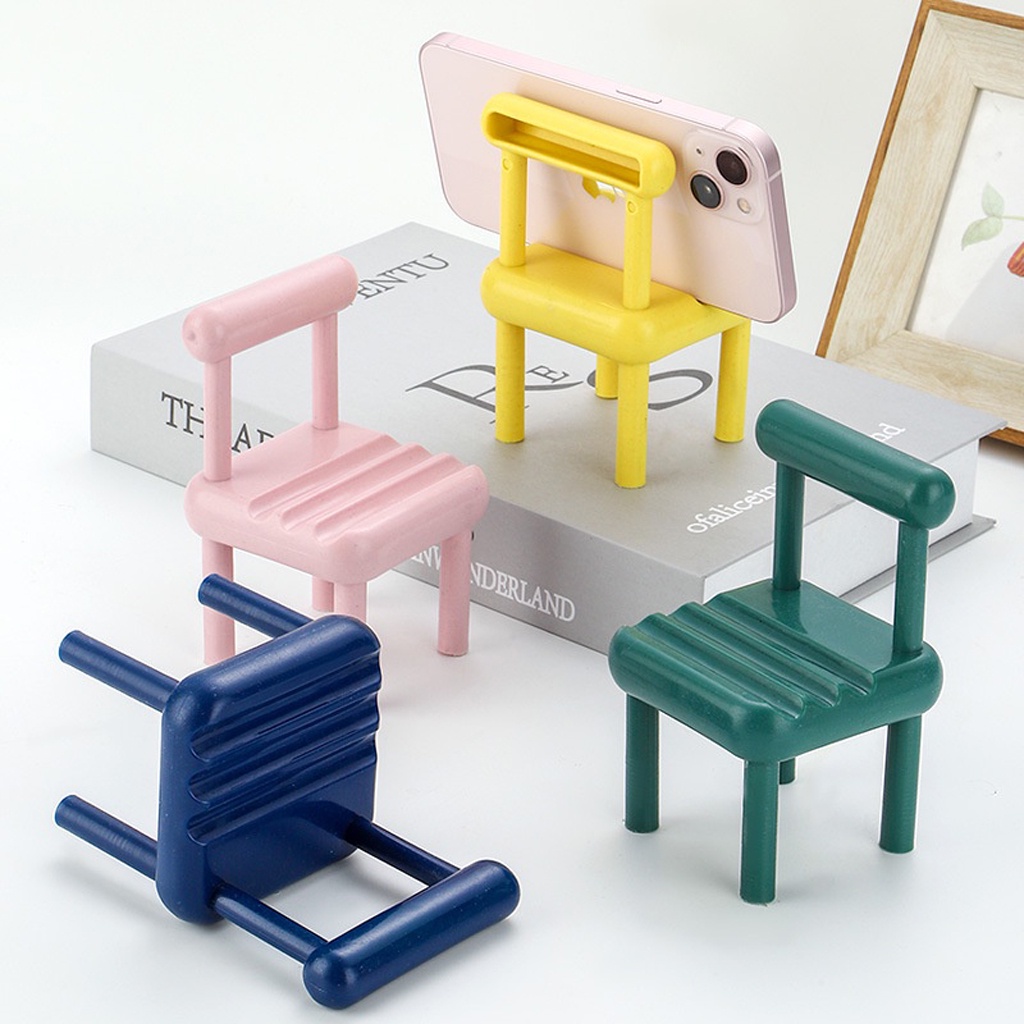 BRGUNIK Stand HP Kursi 3D Universal / Stand Holder HP Model Kursi / Holder HP Kursi 3D / Stand Bangku 3D Mini / Dudukan Handphone HP Kursi R831