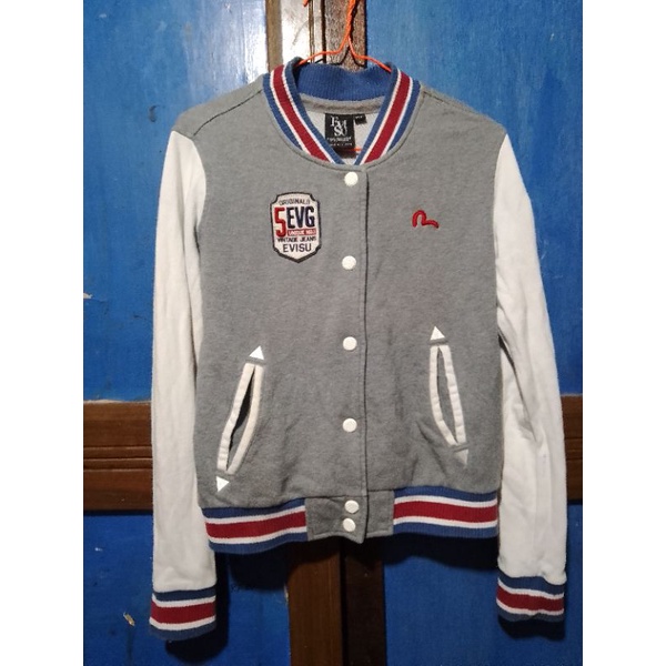 JAKET/JACKET VARSITY/BASEBALL EVISU ORIGINAL LIKE NEW