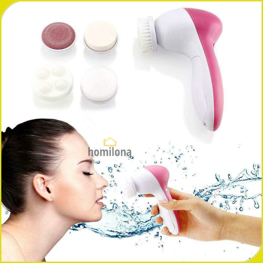 Biutte.co Pembersih Muka Elektrik Lumispa Facial Care 5 in 1 - AE-8782