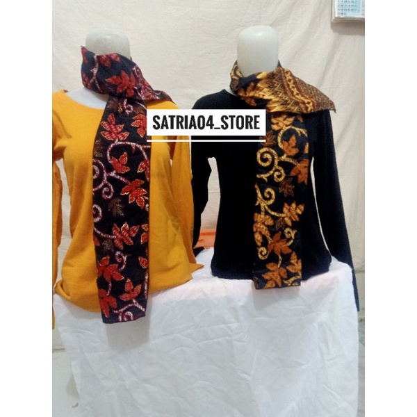 syal SCRAFt selendang leher wanita/slayer motif bandana SCRAFt masker kain ikat leher pria
