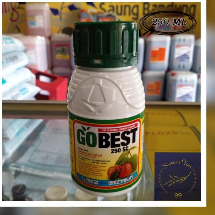 Terlaris.. Gobest 250SC Zat Pengatur Tumbu 250ml || Bahan Aktif : Paclobutrazol 250 g/l