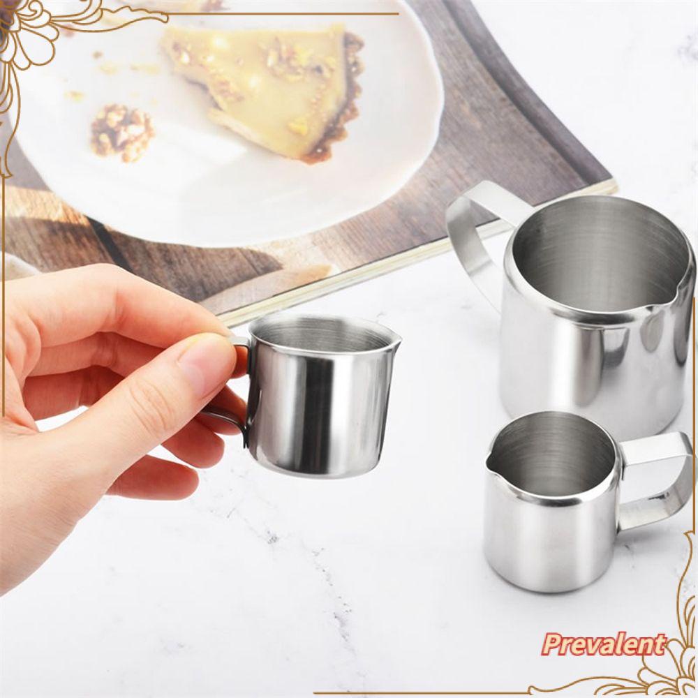 Preva Milk Jug Dapur Spout Pitcher Cangkir Susu Stainless Steel