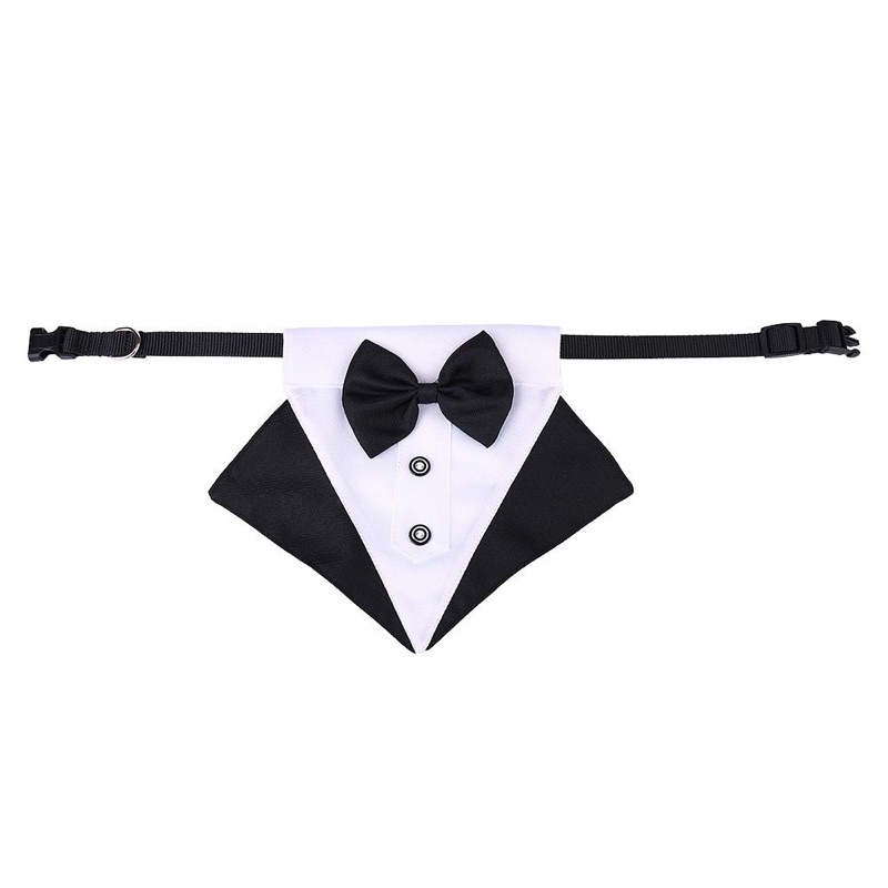 Raphael premium pet tuxedo bib