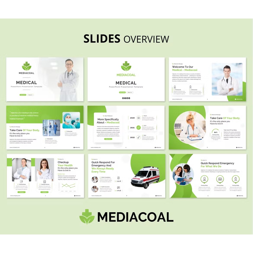 Mediacoal Medical PPT Presentation Template