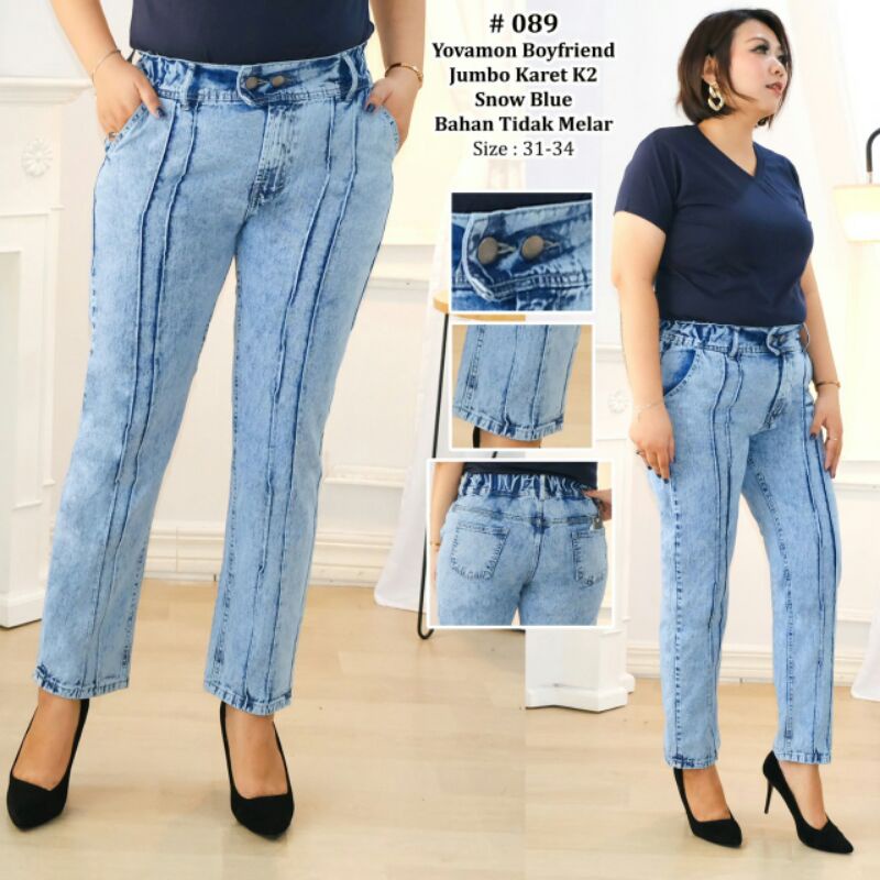 CP YOVAMON BOYFRIEND KANCING 2 KARET JEANS 088