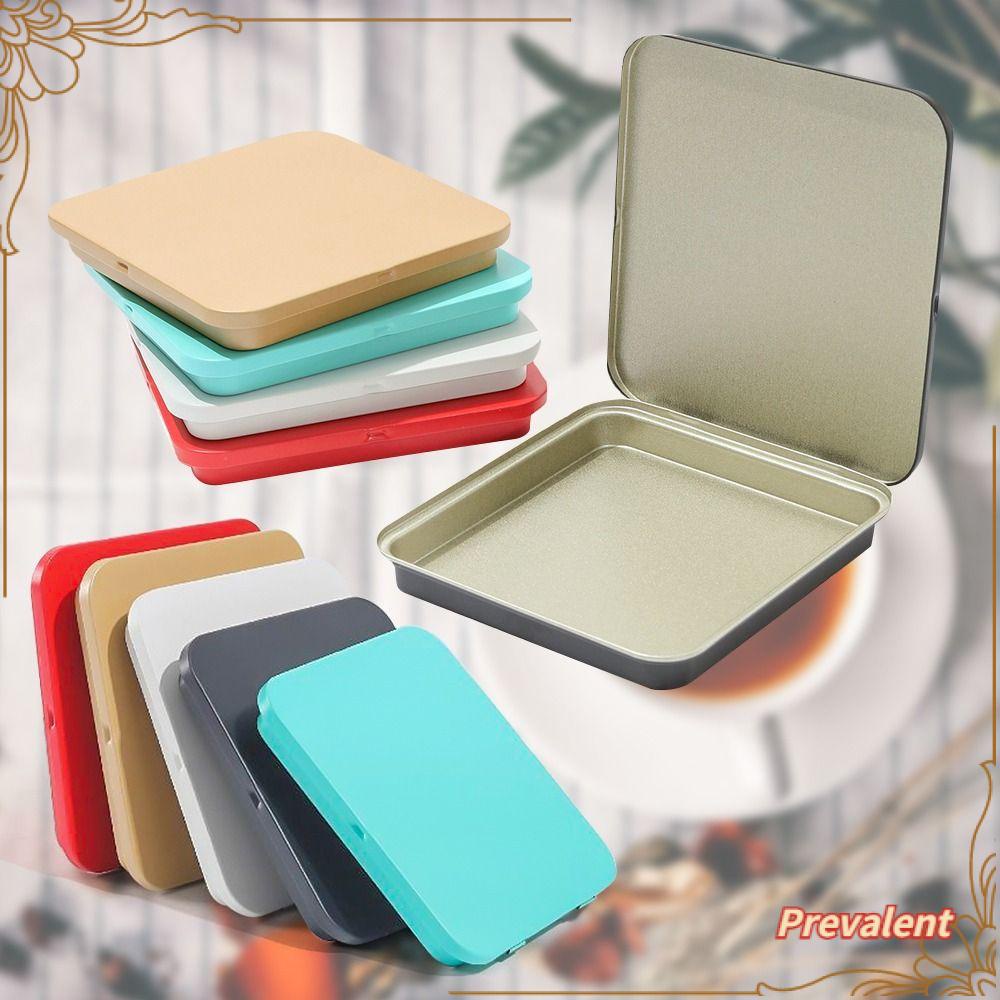 Preva Kotak Besi Portable Sealing Tin Box Wadah Kaleng Kaleng Teh