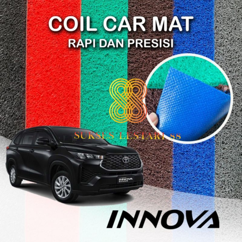 Karpet Mobil Premium Toyota Innova Zenix Mie Bibun 1 Warna