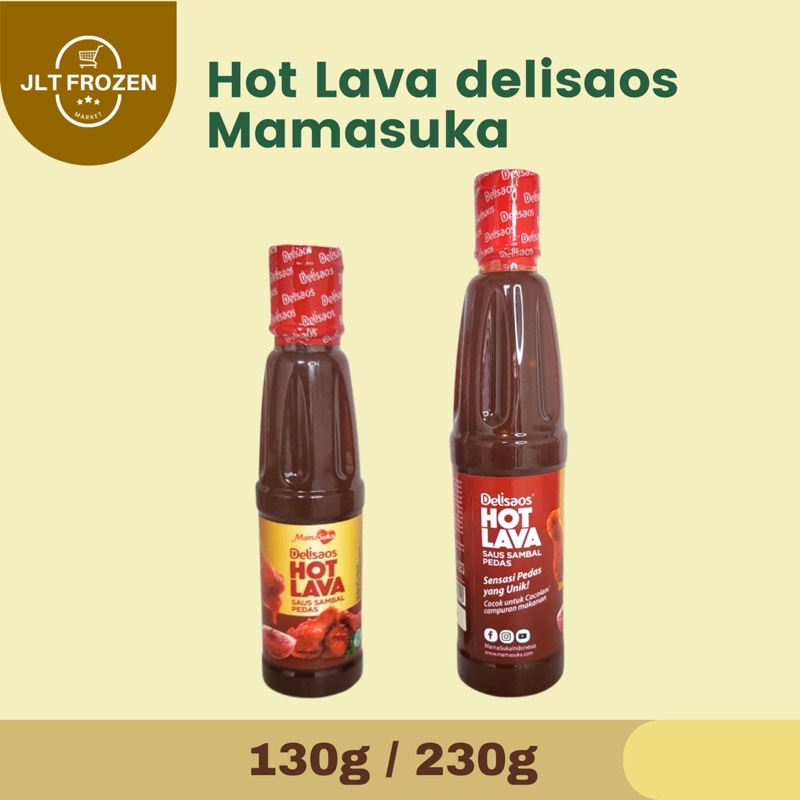 

Saus Sambal Hot Lava Mamasuka Delisaos Botol - 130g / 230g