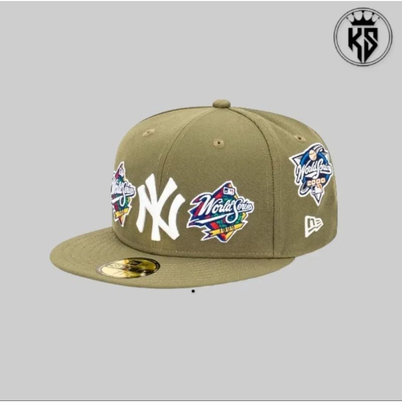 Jual NEW ERA New York Yankees World Series Olive 59FIFTY Fitted