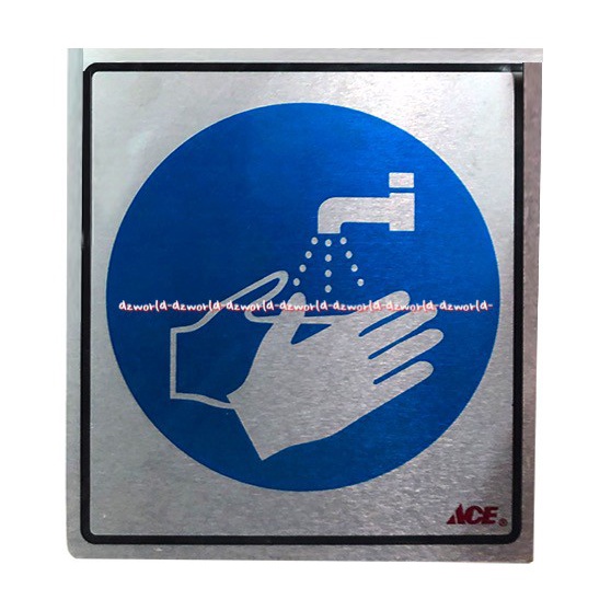 Kris Sticker Hand Wash Picture Gambar Cuci Tangan Di Kran Stiker Peringatan Wajib Cucitangan Handwash Wash Hand