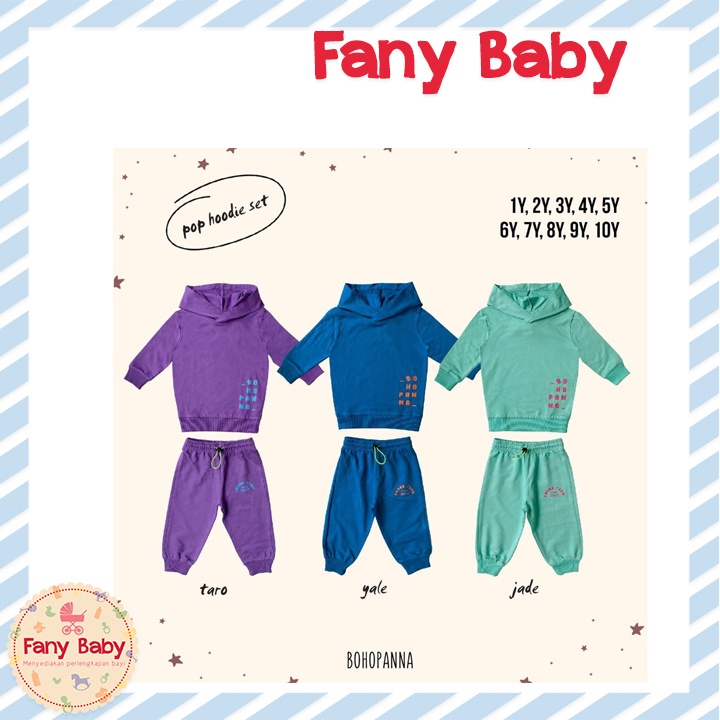 BOHOPANNA - POP HOODIE SET