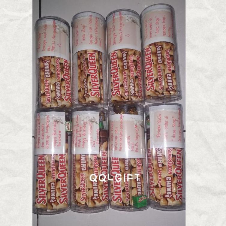 

(New[Z37T]✉) Paket Coklat Kado Romantis 3pcs Silverqueen Chunky Bar 33gr 3pcs Milo Cube 3pcs Permen Alpenliebe Eclairs paling laris