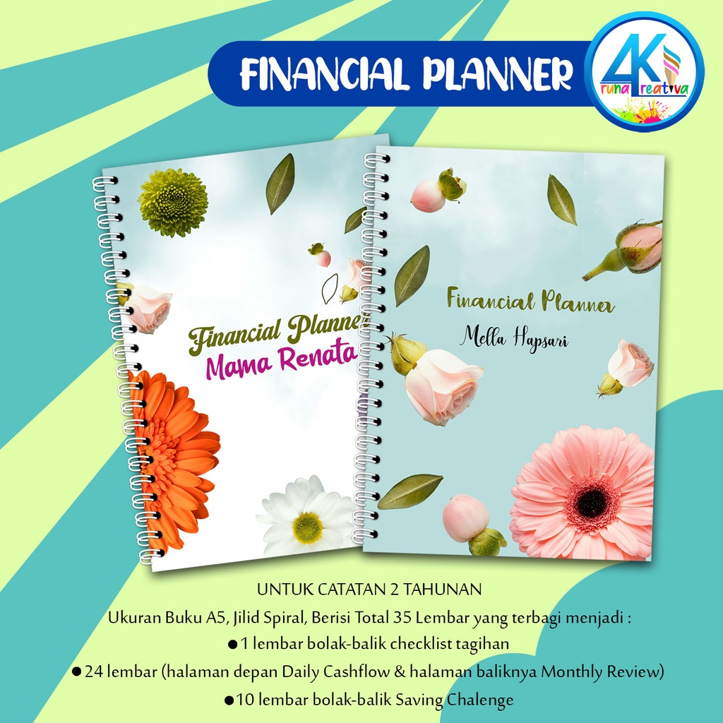 

Arunakreativa 013-014 Financial Planner Custom untuk 2 Tahunan