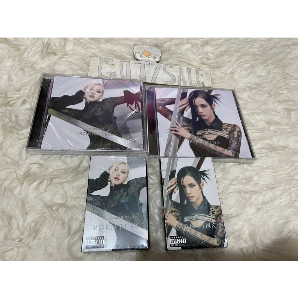 Blackpink Album Born Pink Casette dan CD Official UK / Casette Blackpink Born Pink Jisoo Rose sealed