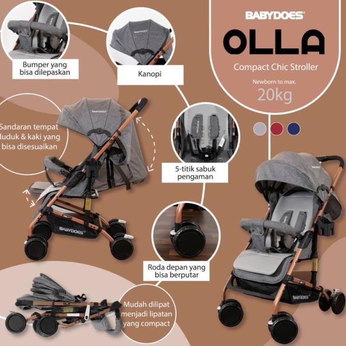 Stroller Babydoes Olla / Kereta Dorong Bayi