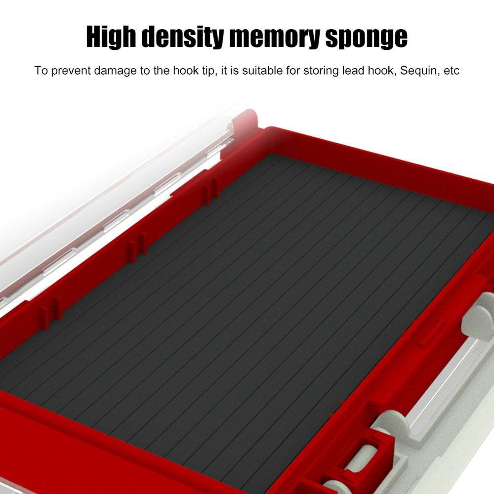 Agustina Lure Box Portable Awet Fishing Tackle Box Umpan Aksesoris Lure Umpan Aksesoris Pancing Wadah Umpan