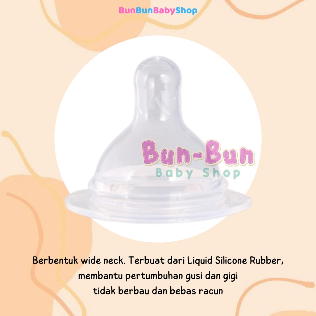 LUSTY BUNNY Botol Susu Wide Neck Bayi 250ml Bottle Milk Baby New Born Nipple Bulat Standart BPA FREE Perlengkapan Baru Lahir Peralatan Makan MPASI Anak Balita Food Grade Bunbunbabyshop