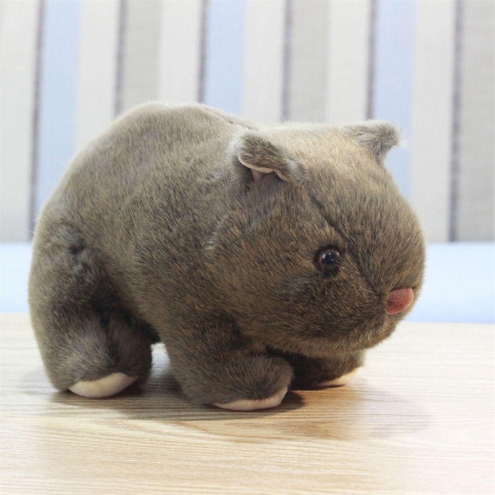 Needway  Guinea Pig Mewah Dekorasi Rumah Lembut Simulasi Tikus Boneka Hewan Anak Hadiah Hewan Liar Mouse Mainan Mewah