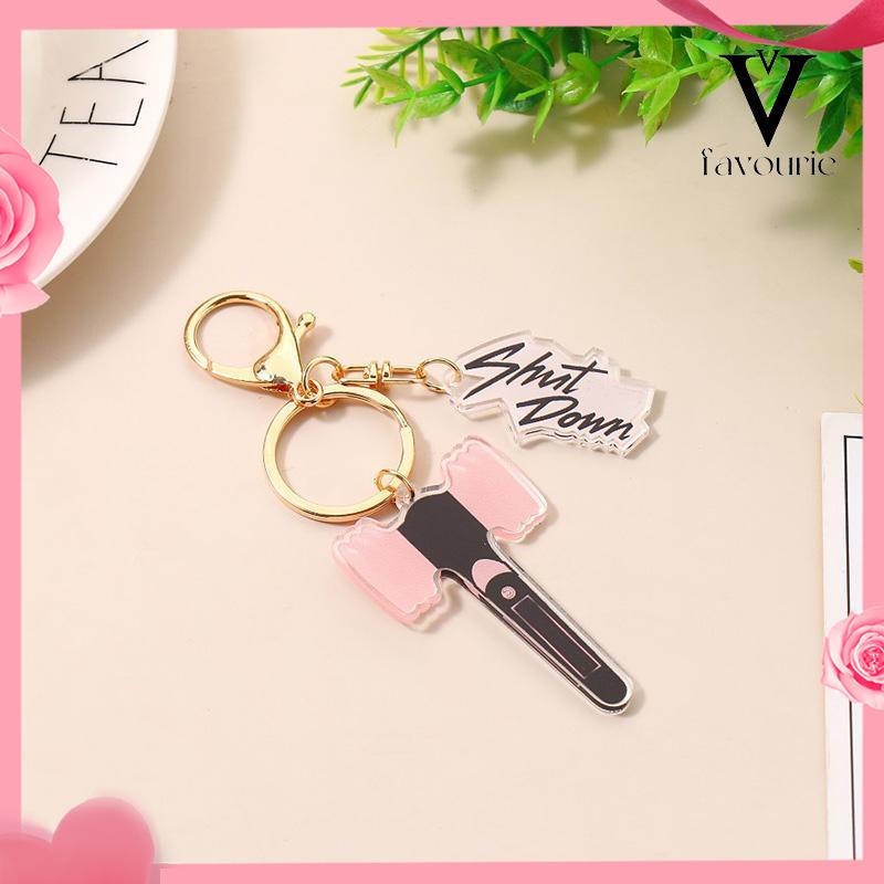 CODGantungan Kunci Mini Key Chuain Lucu Kpop Keychain Akrilik Mendukung Aksesoris-FA