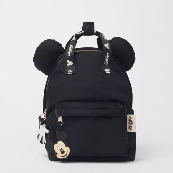 Tas Ransel anak Backpack mickey Black Zara
