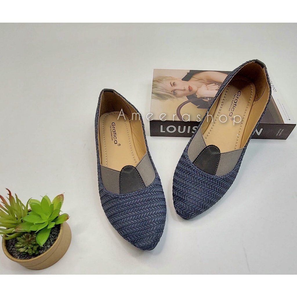 sepatu flatshoes gratica kepang aw81