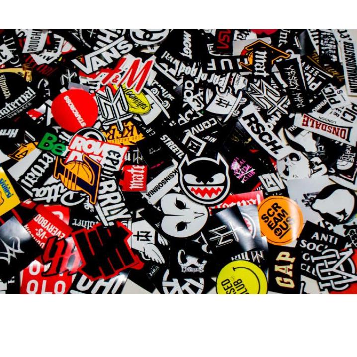 

㊊ STIKER DISTRO MURAH STIKER BRAND (random) ⇬