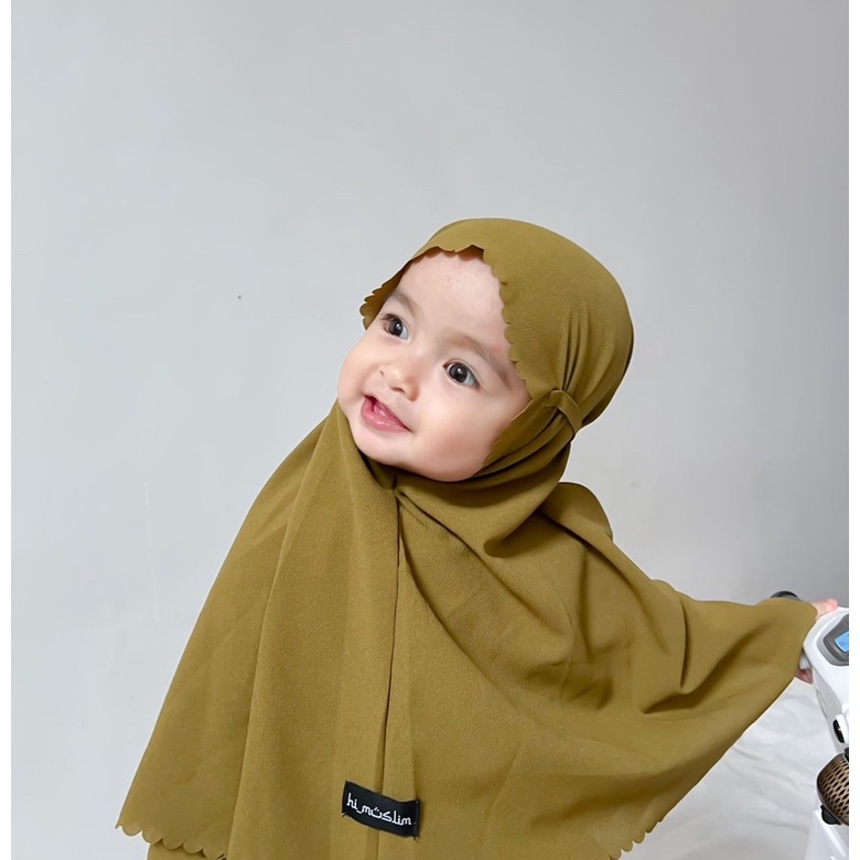 Bergo Bayi/Anak lasercut Hawa/Size 0-4 tahun