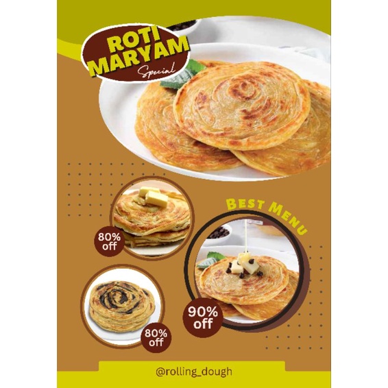 

Cane Bread / Roti Maryam Premium
