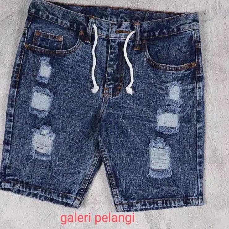 Paling Dicari celana pendek sobek-celana pendek pria keren-celana pendek pria terbaru-celana pendek 