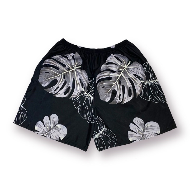 Boxer Motif Floral Black | Celana boxer | boxer pria wanita | celana santai