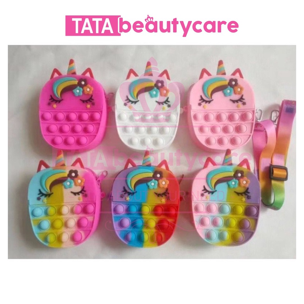 [400gr] T632 | Tas Pop it Anak Lucu Import | Tas Selempang Anak Karakter  | Tas Pop It Terbaru Impor