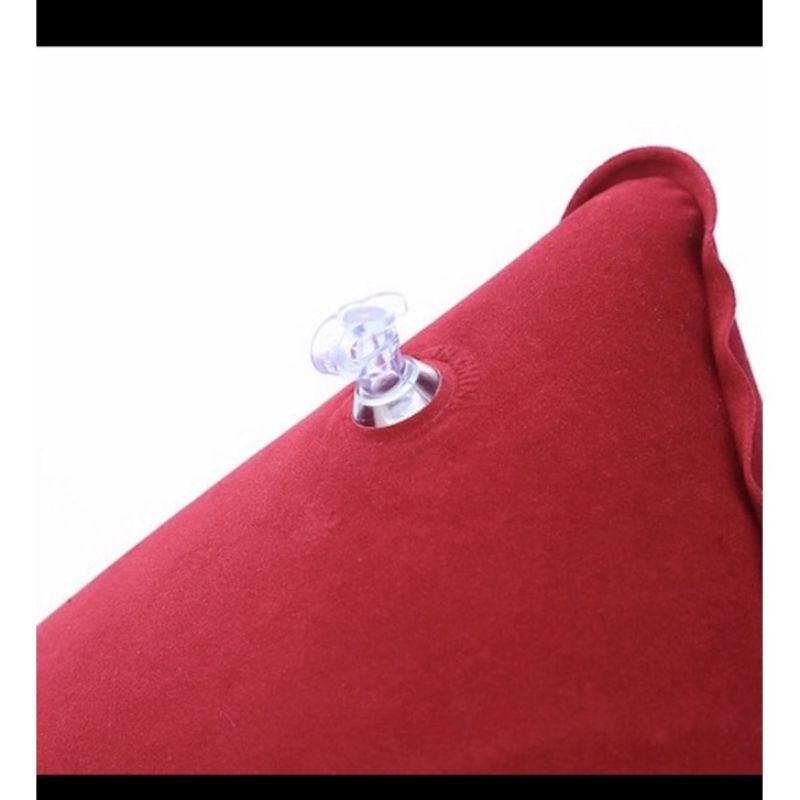 Bantal Angin Tiup Travel Inflatable Persegi/Praktis