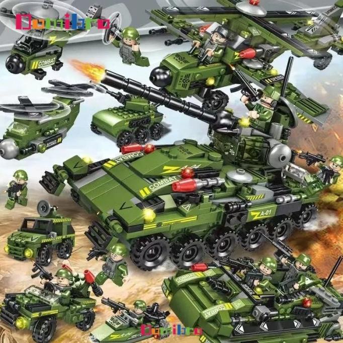 Lego Tentara Hutan 476Pcs 4 Minifiguremainan Balok Mainan Edukasi