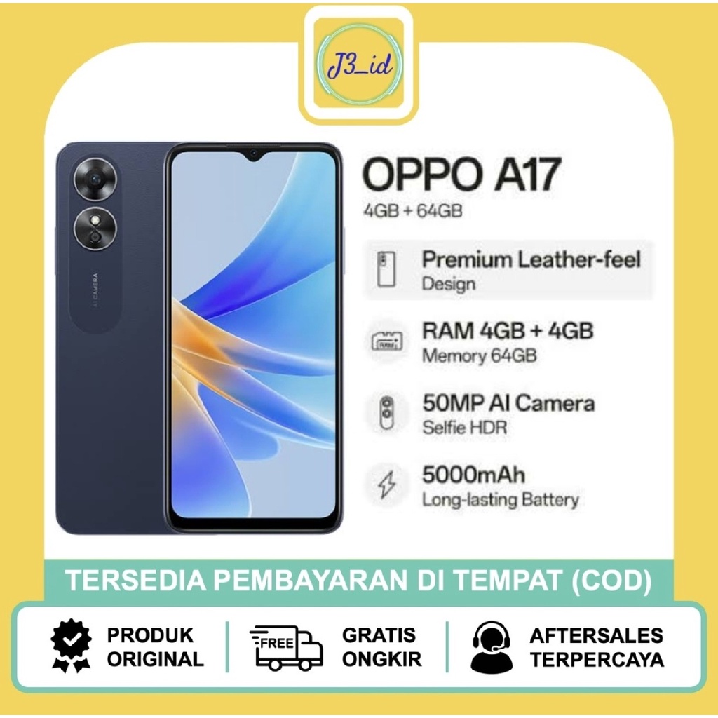 OPPO A18 4/128 NEW GARANSI RESMI