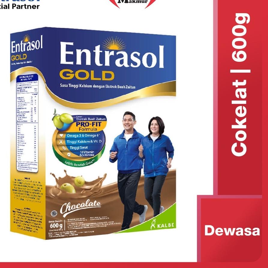 

Flash Sale Entrasol Gold Coklat / Vanila 600gr / Toko Makmur Online