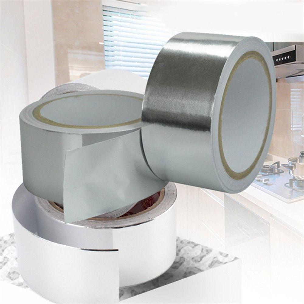 [Elegan] Caulk Strip Waterproof Aluminium Foil Peredam Panas Kompor Toilet Gap Self Adhesive Aluminium Foil Tape