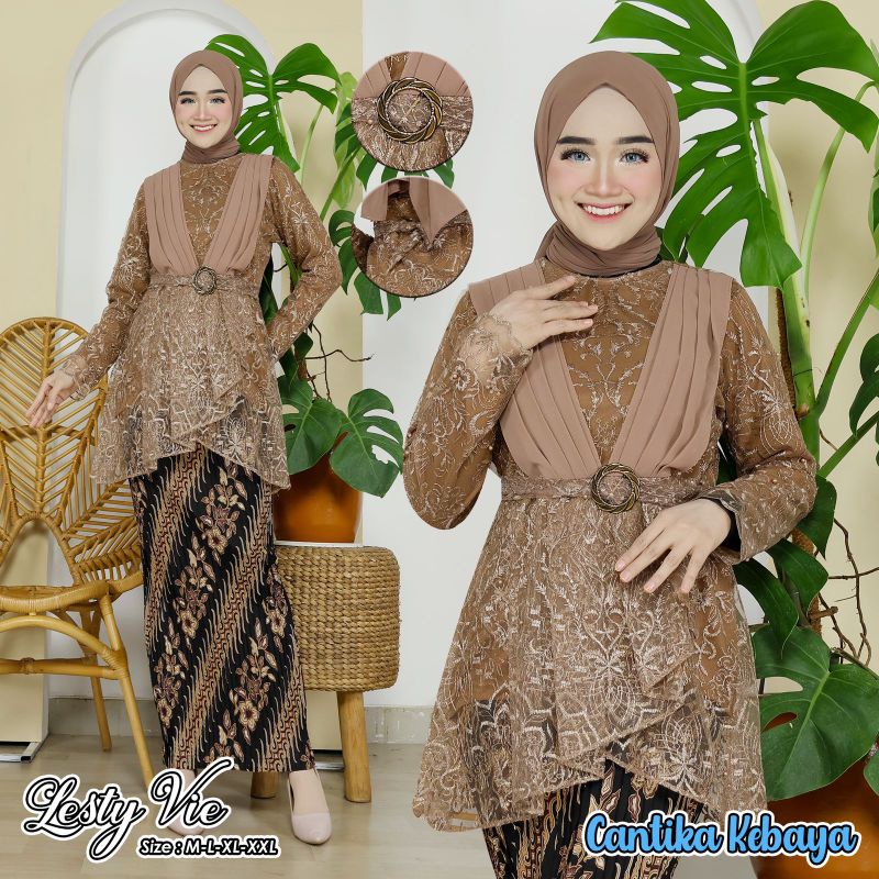 REALPICTSET KEBAYA BORKAT TERBARU KEBAYA SELENDANG KEBAYA LESTY KEBAYA BORKAT KEBAYA WISUDA KEBAYA P