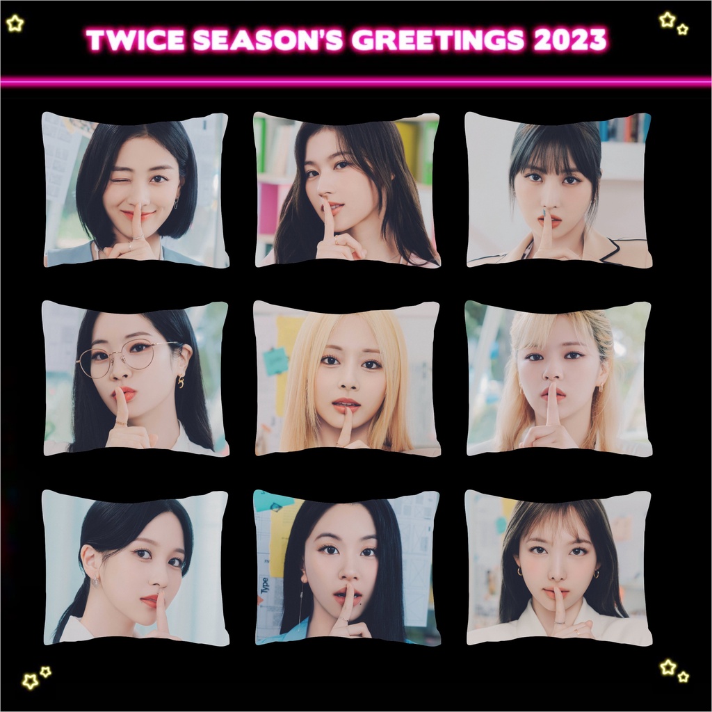 Bantal Sofa Twice - Between 1&amp;2 ll Season greeting 2023 Custom